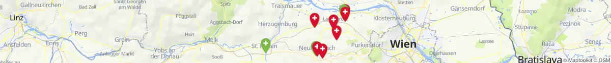 Map view for Pharmacies emergency services nearby Atzenbrugg (Tulln, Niederösterreich)